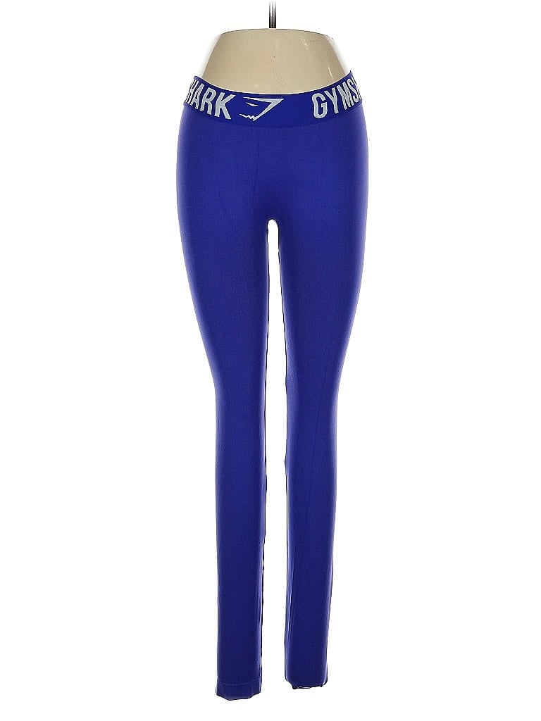 Pre-owned Gymshark Active Pants In Blue