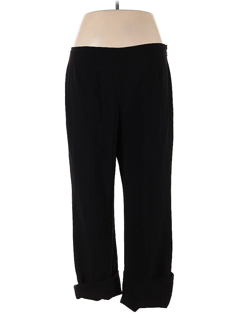 Pre-owned Lafayette 148 Wool Pants In Black