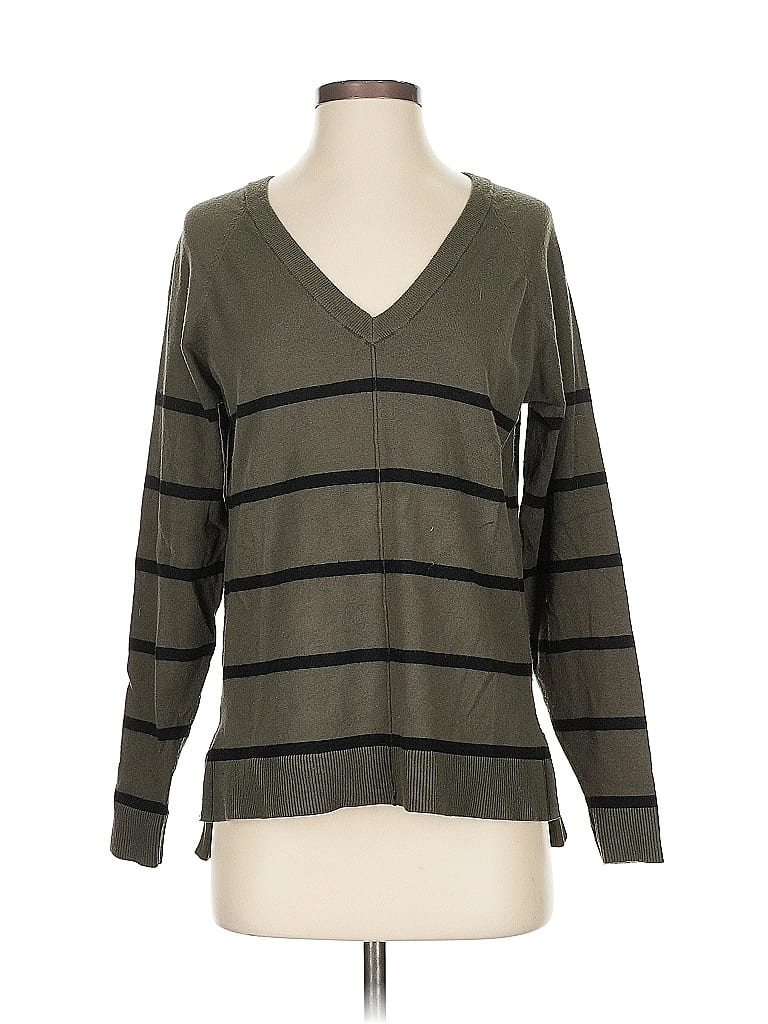 Pre-owned Bobeau Pullover Sweater In Green