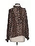 cras Animal Print Brown Long Sleeve Blouse Size EU 36 / US 6 - photo 1