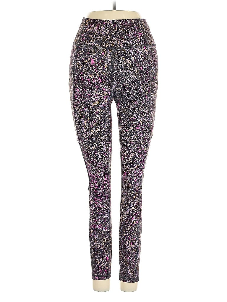 Pre-owned Lululemon Athletica Active Pants In Purple