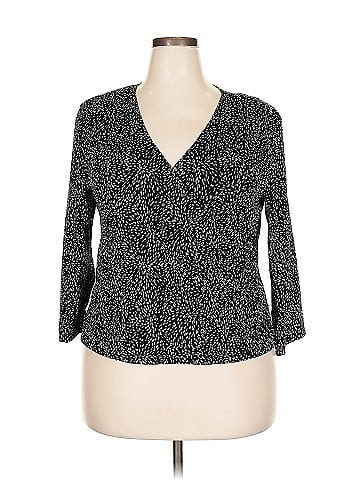 Lane Bryant Outlet 3/4 Sleeve Blouse (view 1)