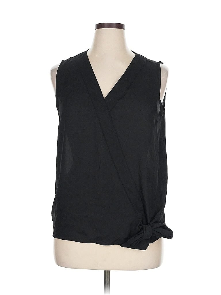 Pre-owned Charming Charlie Sleeveless T-shirt In Black