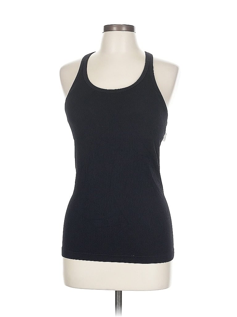 Pre-owned Assorted Brands Tank Top Black Halter Neckline Tops