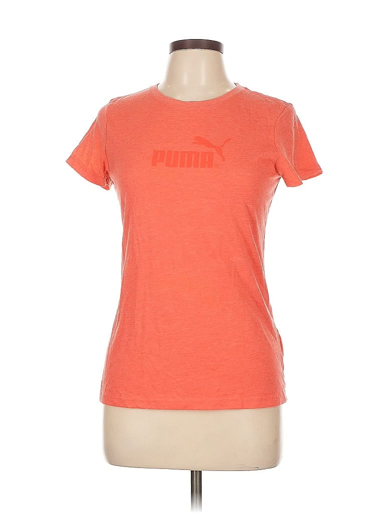 Pre-owned Puma Active T-shirt In Orange