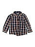 Mayoral 100% Cotton Plaid Blue Long Sleeve Button-Down Shirt 9-12 MO / 12 MO - photo 1