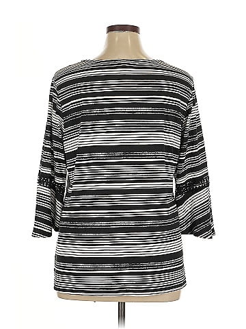 NY Collection 3/4 Sleeve Top (view 2)