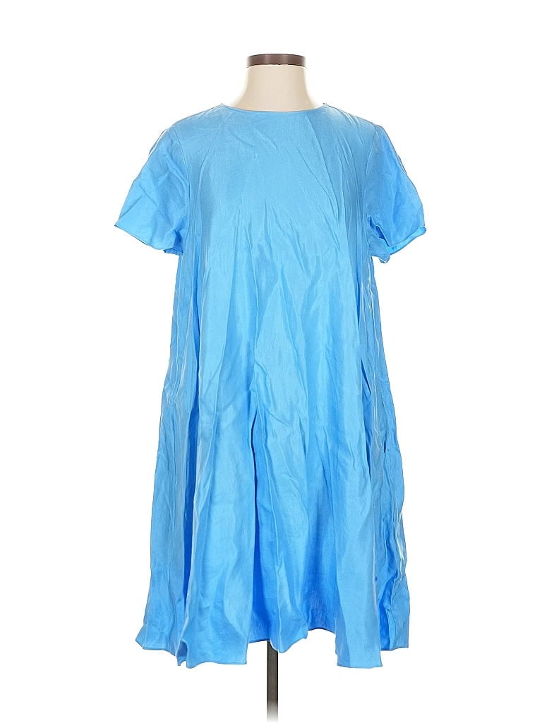 Pre-owned Br Standard Casual Dress In Blue