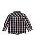 Mayoral 100% Cotton Plaid Blue Long Sleeve Button-Down Shirt 9-12 MO / 12 MO - photo 2