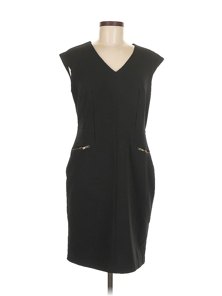 Pre-owned Emma & Michele Cocktail Dress In Black