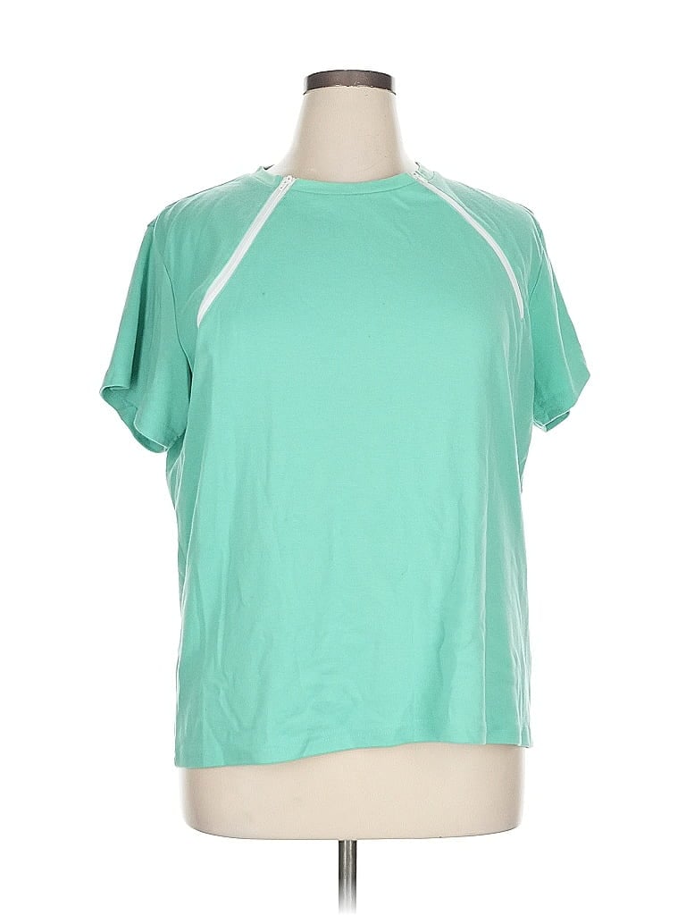Pre-owned Assorted Brands Active T-shirt In Green
