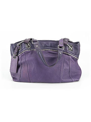 B Makowsky Leather Satchel (view 1)