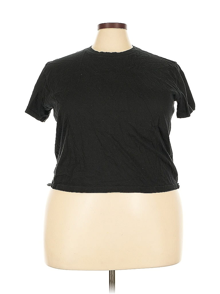 H&M Pre-owned Short Sleeve T-shirt In Black