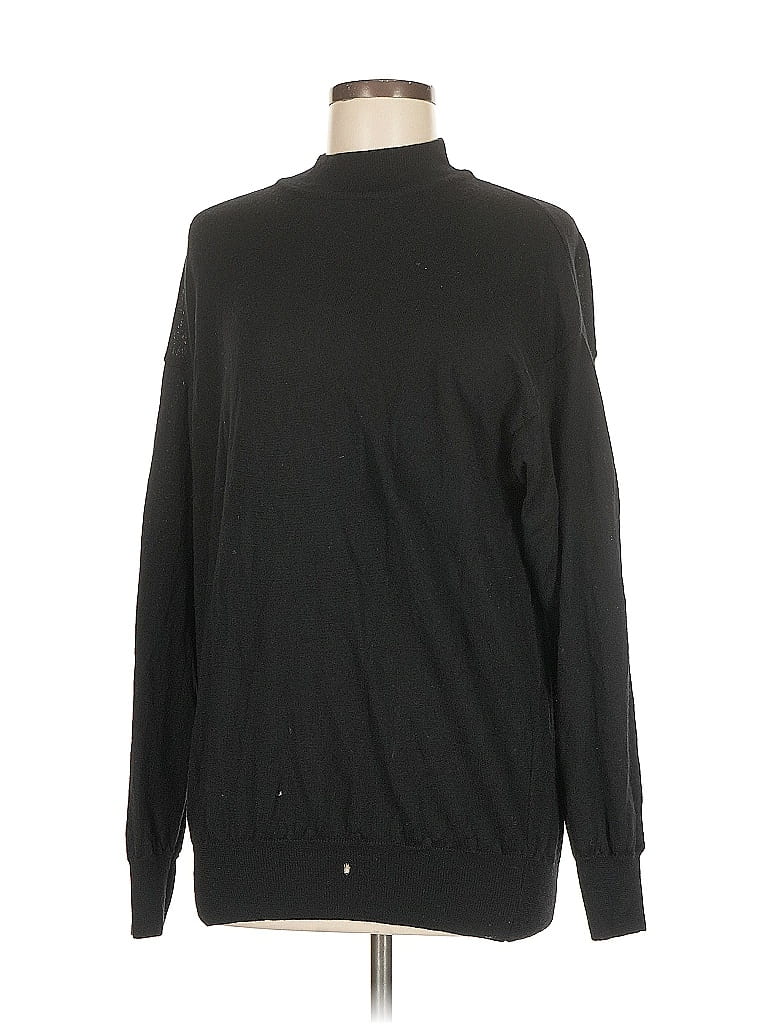 Pre-owned Unbranded Turtleneck Sweater In Black
