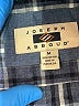 Joseph Abboud 100% Cotton Plaid Blue Long Sleeve Button-Down Shirt Size M - photo 7