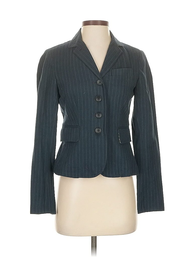 Pre-owned Banana Republic Factory Store Blazer Jacket In Blue