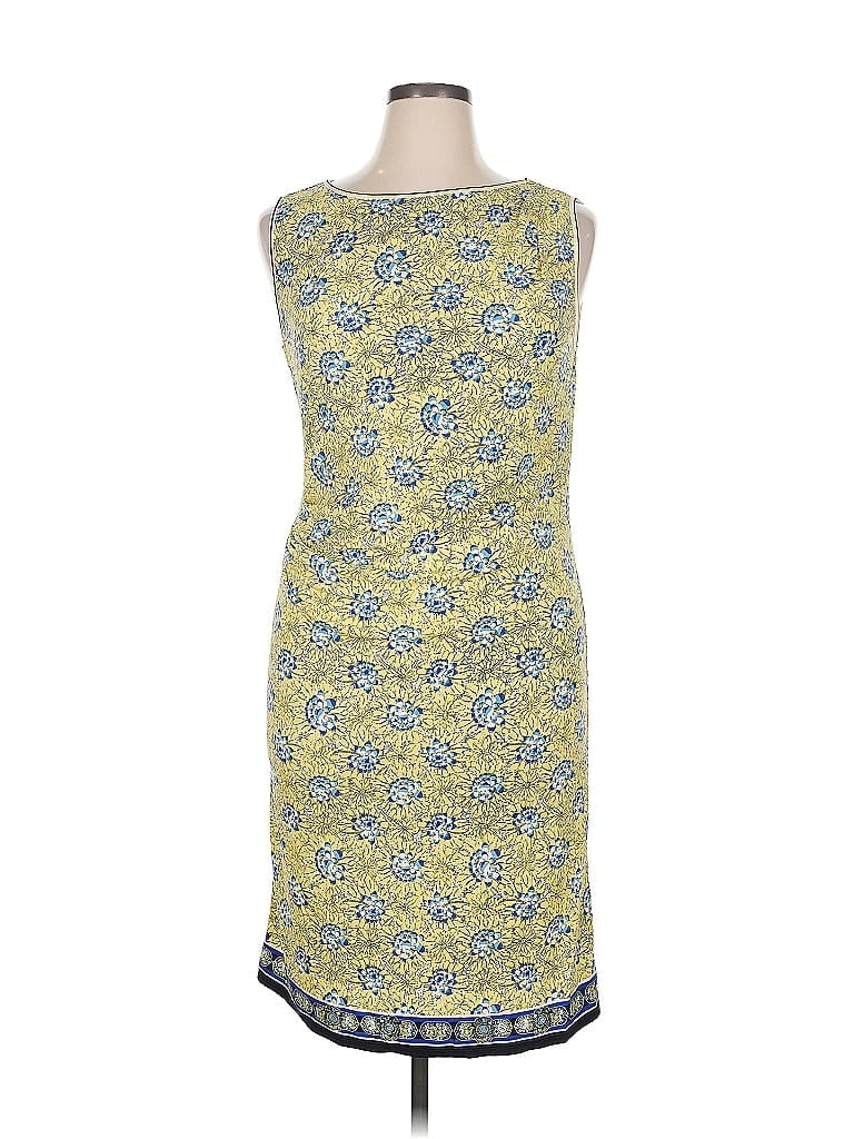 Pre-owned Max Studio Casual Dress In Yellow