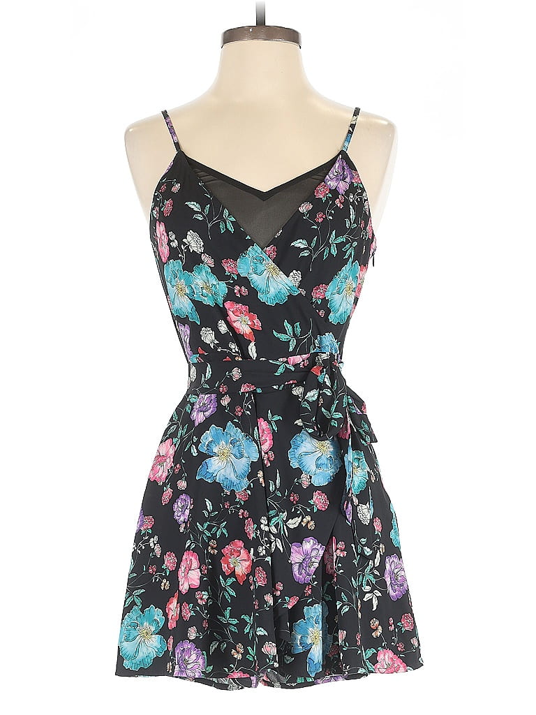 Pre-owned Express Romper In Black