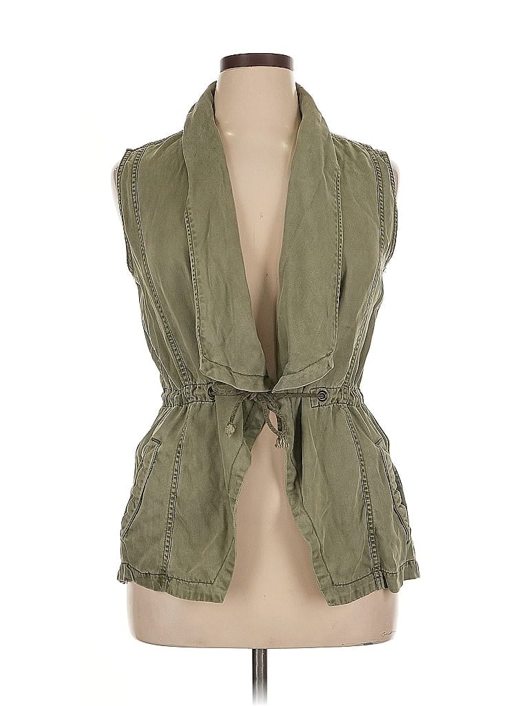 Pre-owned Max Jeans Vest In Green