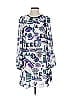 Christopher Deane Print White Casual Dress Size 4 - photo 1