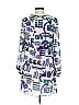 Christopher Deane Print White Casual Dress Size 4 - photo 2