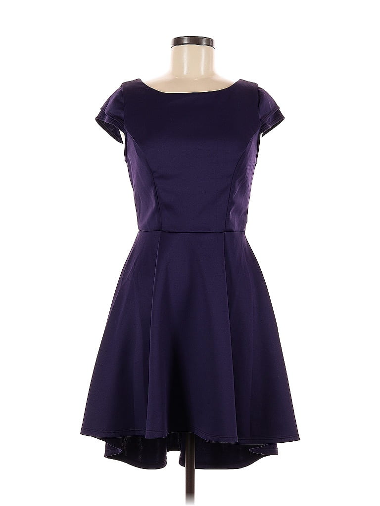 Pre-owned Teeze Me Cocktail Dress In Purple
