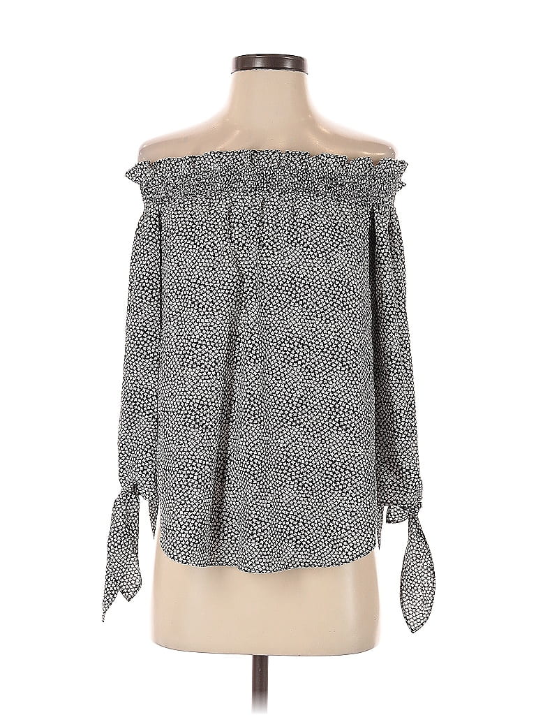 MICHAEL MICHAEL KORS Pre-owned 3/4 Sleeve Blouse In Gray