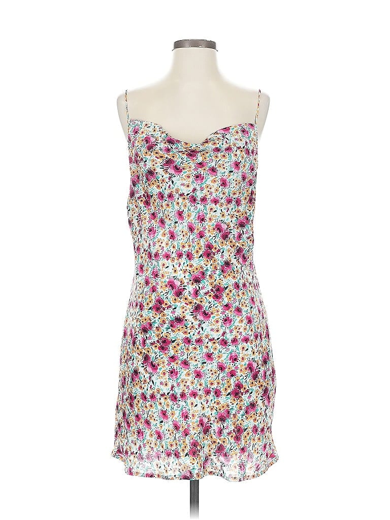 Pre-owned Row A Casual Dress In White