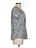 Chaps 100% Viscose Blue Short Sleeve Blouse Size S - photo 4