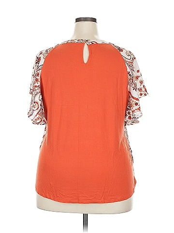 7th Avenue Design Studio New York & Company Short Sleeve Blouse (view 2)