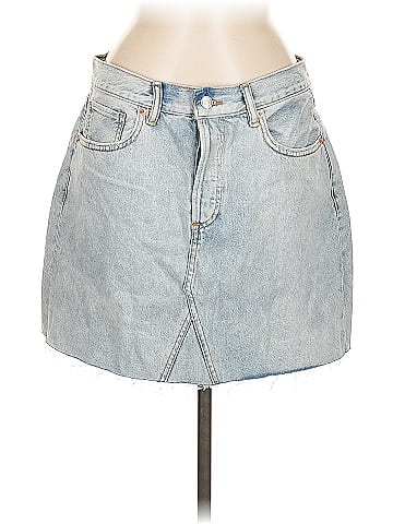 MNG Denim Skirt (view 1)