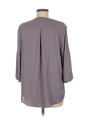 Soho JEANS NEW YORK & COMPANY 3/4 Sleeve Blouse (view 2)