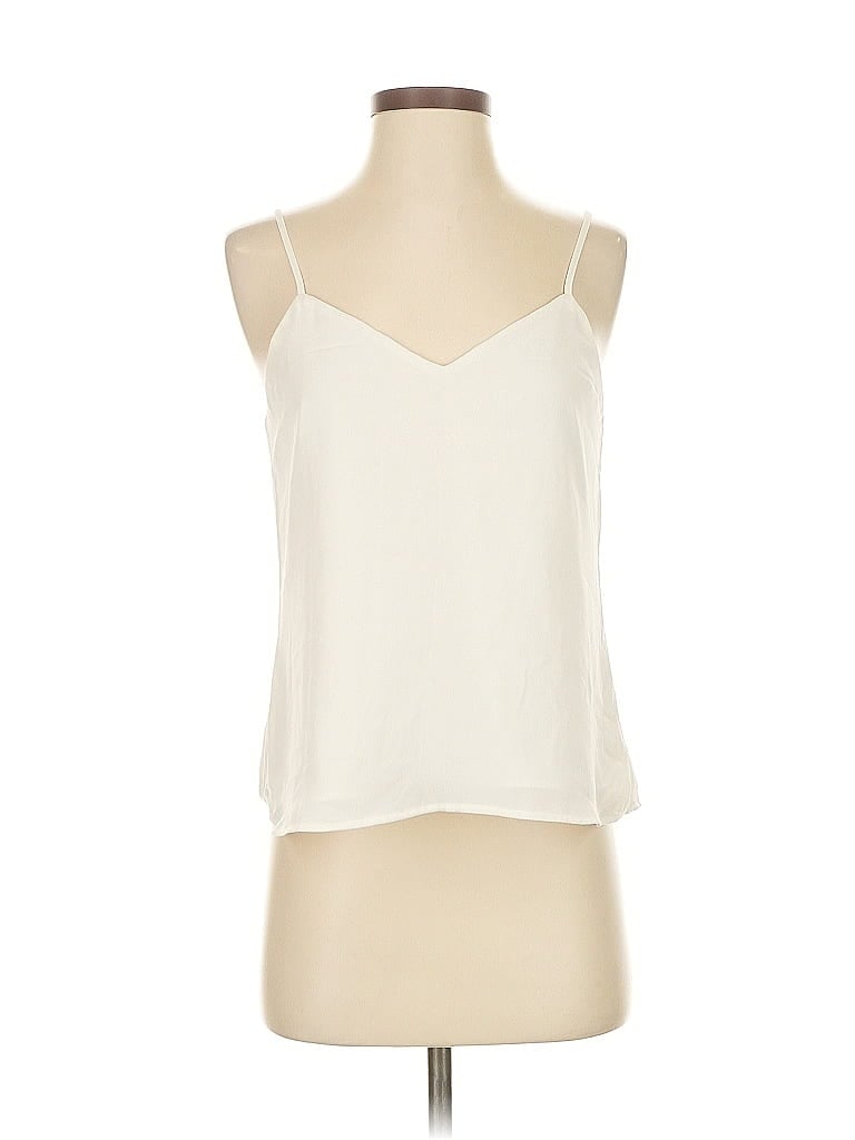 Pre-owned Banana Republic Sleeveless Blouse In White