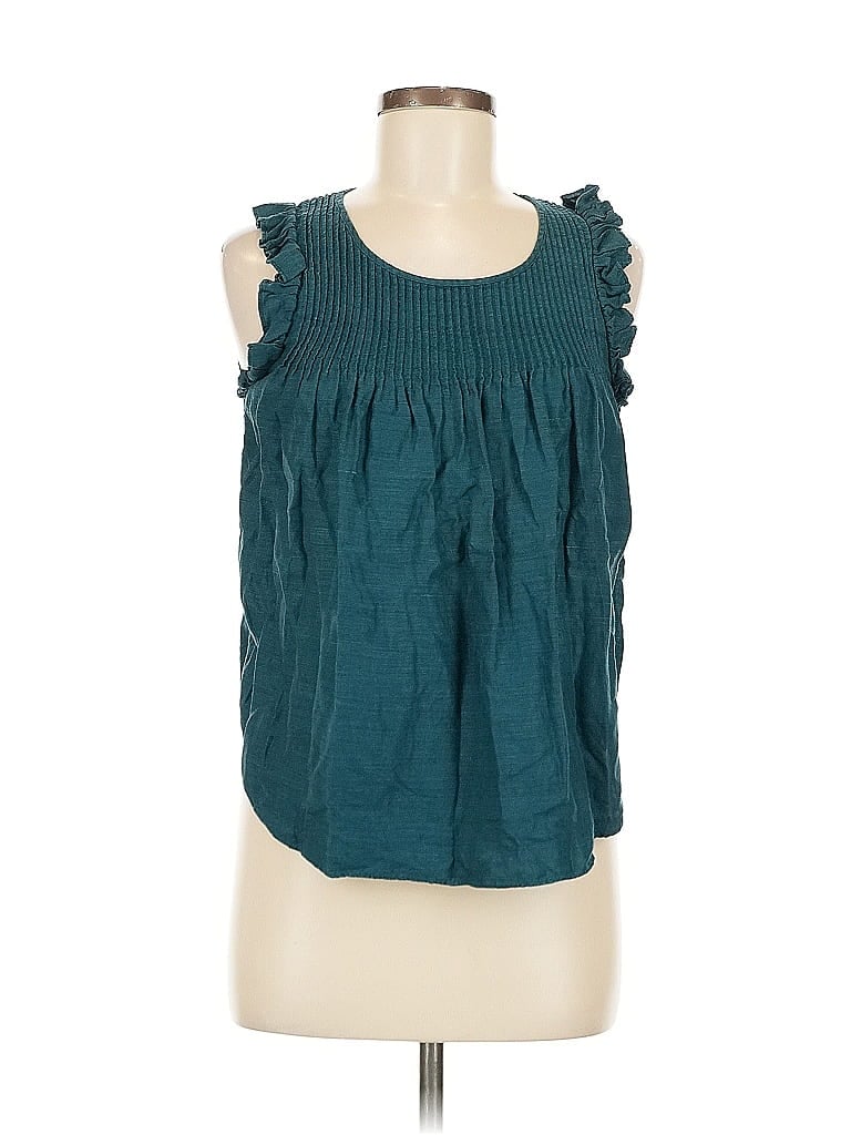 Pre-owned Wilfred Sleeveless Blouse In Blue