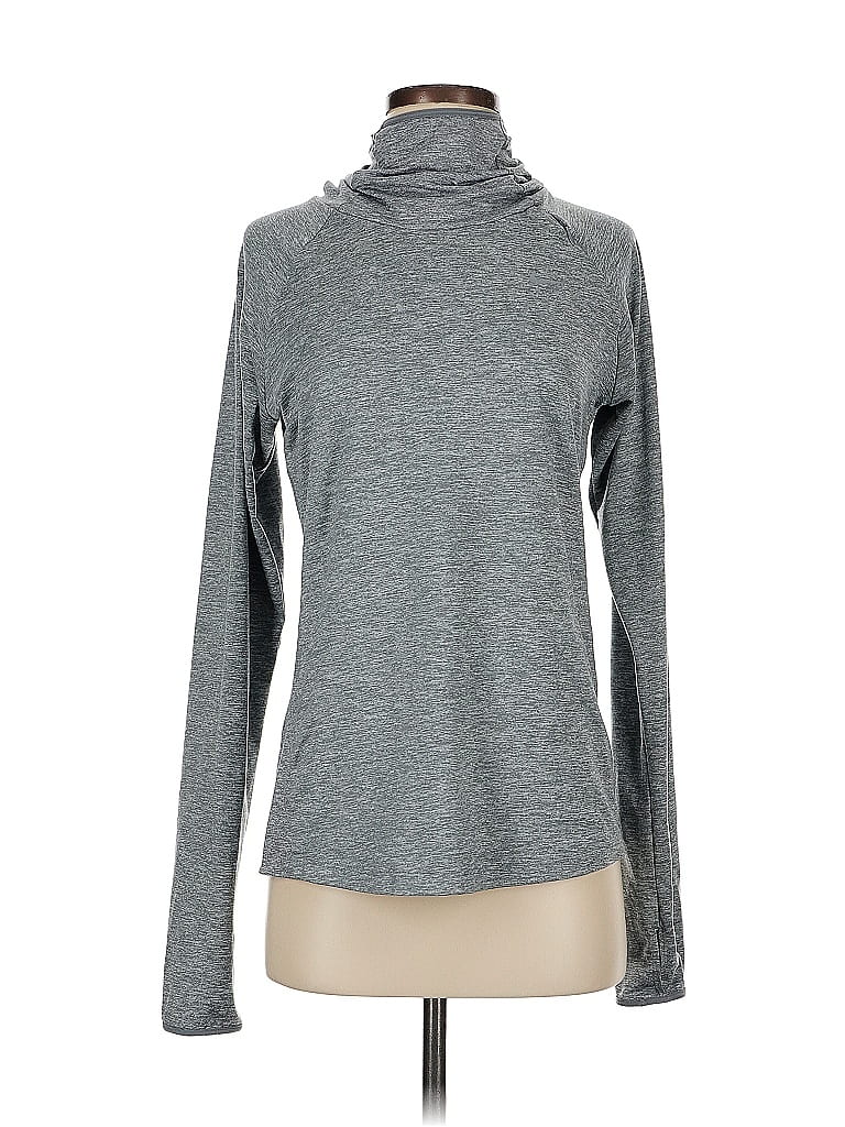 Pre-owned Nike Turtleneck Sweater In Gray