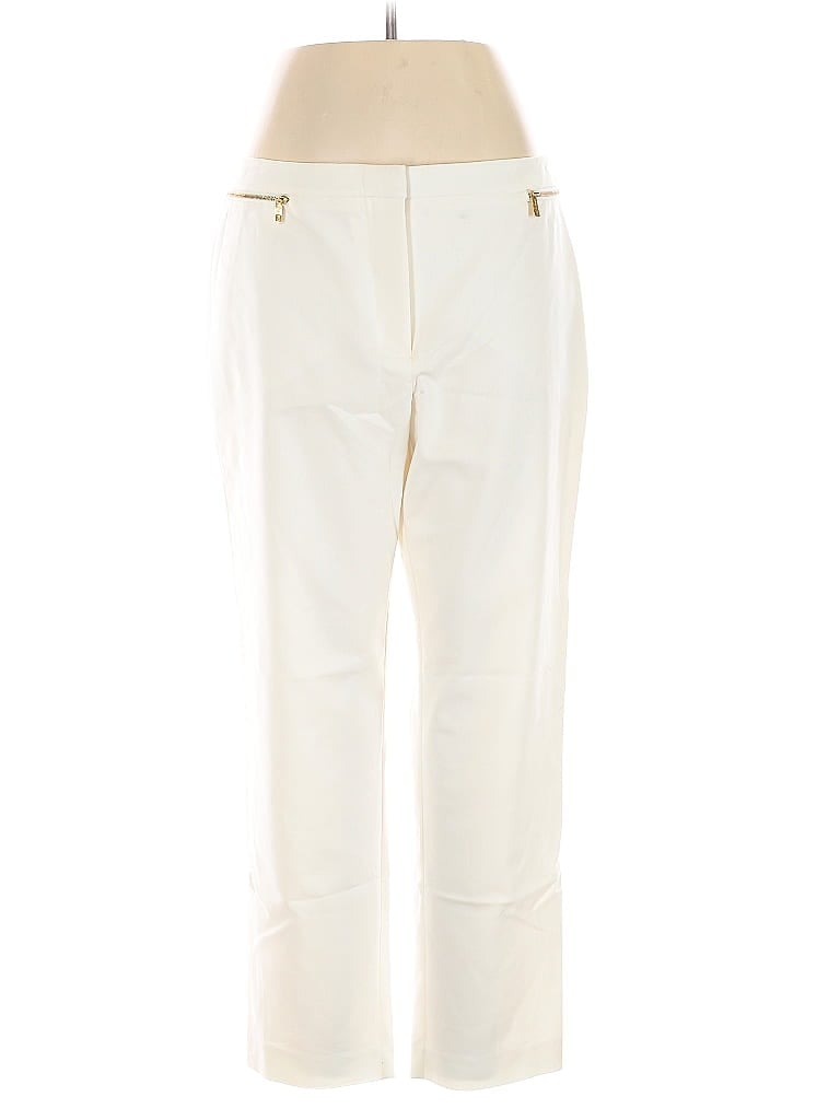 Pre-owned Calvin Klein Casual Pants In White