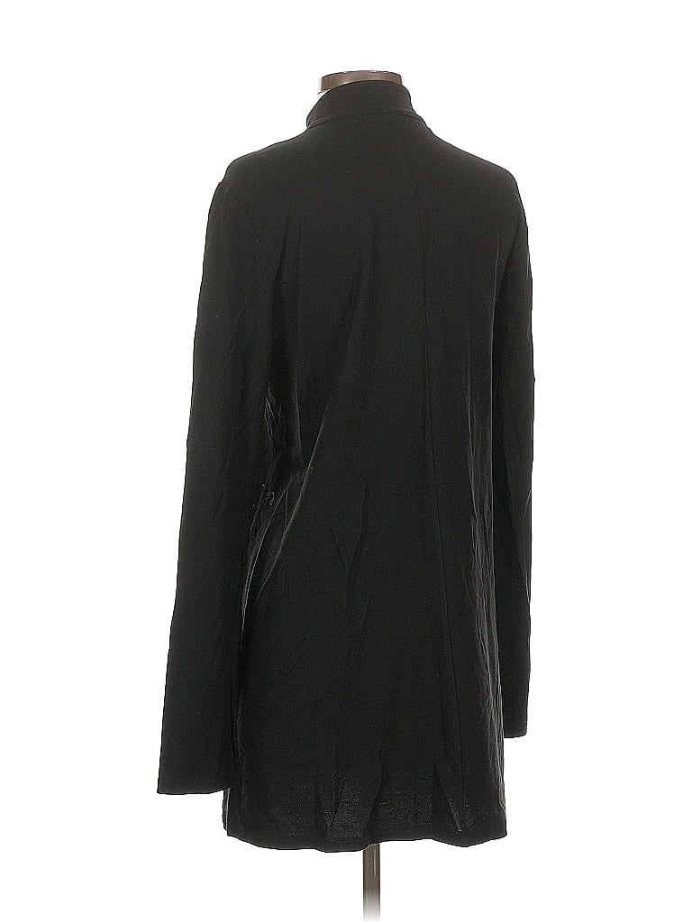 Pre-owned Eileen Fisher Coat In Black