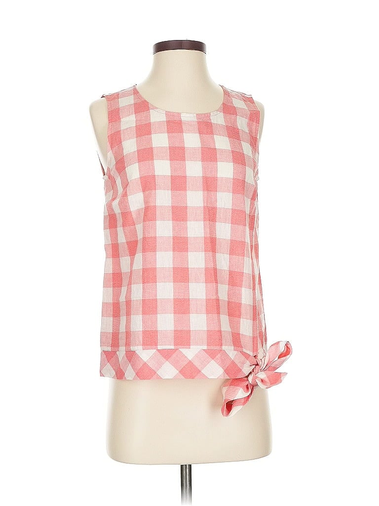 Pre-owned J.crew Factory Store Sleeveless Blouse In Pink