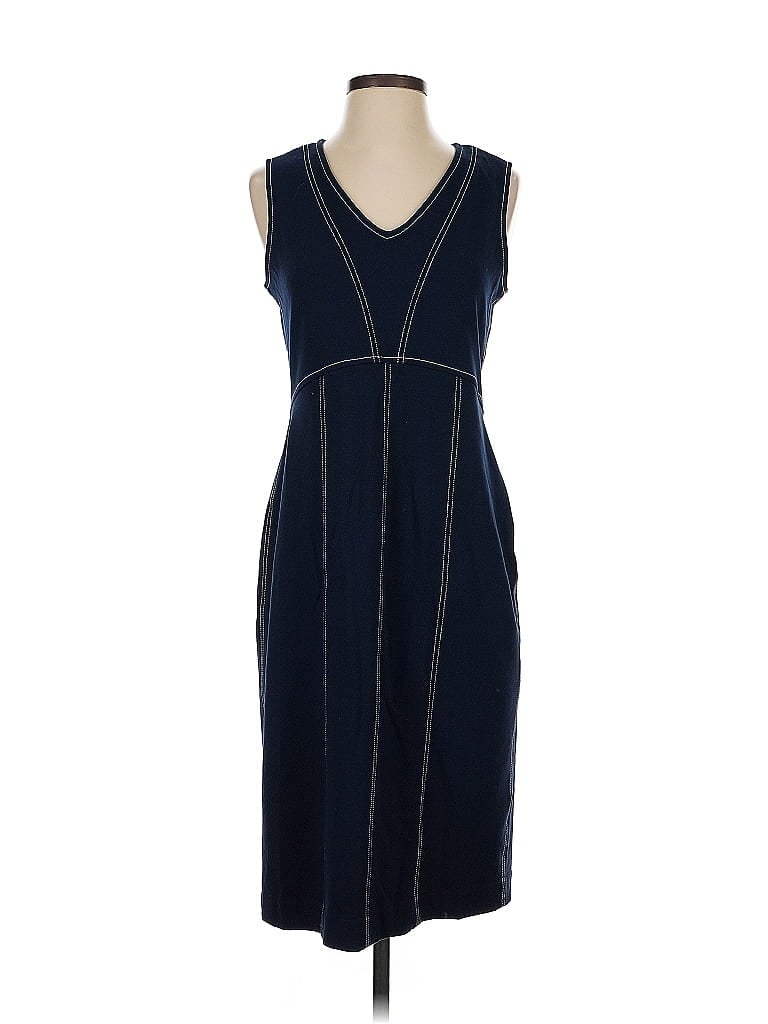 Pre-owned Ann Taylor Factory Cocktail Dress In Blue