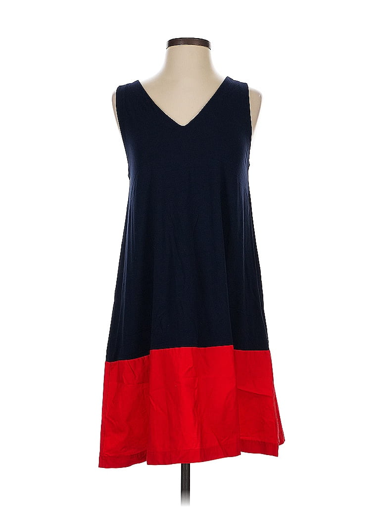 Pre-owned Ann Taylor Loft Casual Dress In Blue