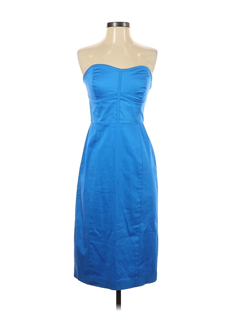 Pre-owned Nicole By Nicole Miller Cocktail Dress In Blue