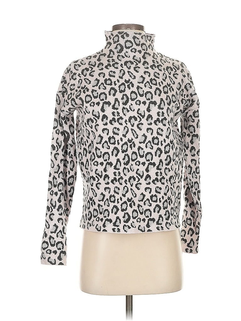 Pre-owned Cynthia Rowley Tjx Turtleneck Sweater In White