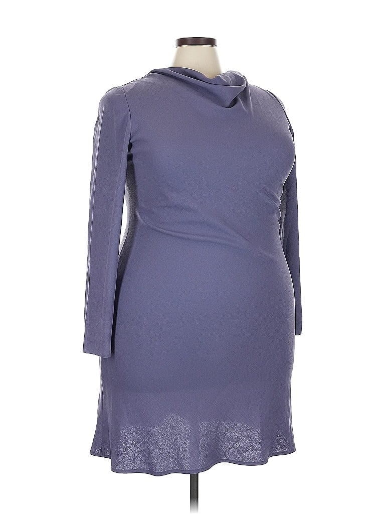 Pre-owned Leslie Fay Casual Dress In Purple