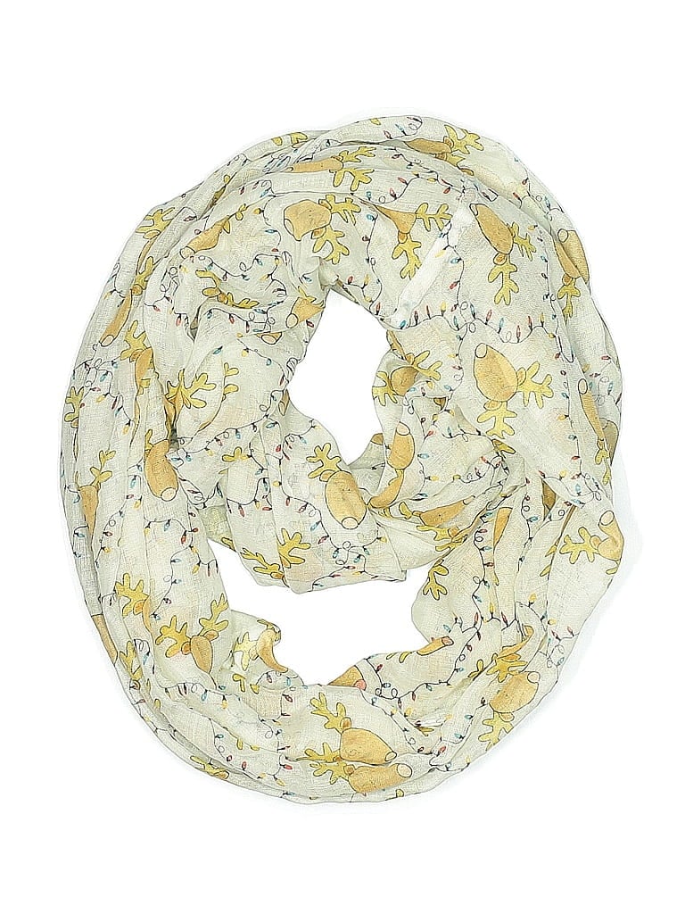Pre-owned Assorted Brands Scarf In White