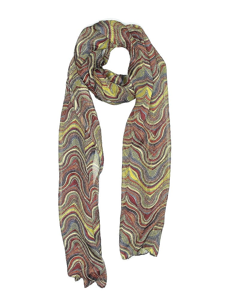 Pre-owned Unbranded Scarf In Green