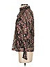 NISSA Black Floral Lace Blouse Size 2 - photo 5