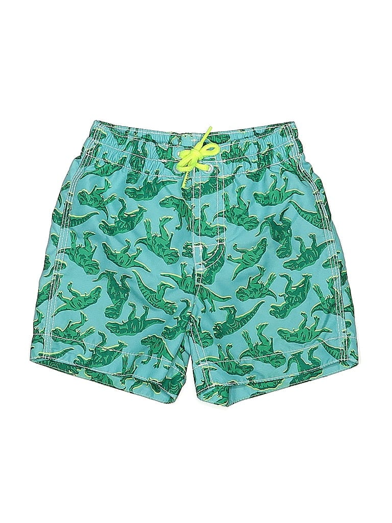 Pre-owned Baby Gap Kids' Board Shorts In Green