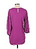 Melissa McCarthy Seven7 100% Polyester Purple 3/4 Sleeve Blouse Size S - photo 2