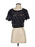 Leith Black Short Sleeve Top Size XS - photo 1