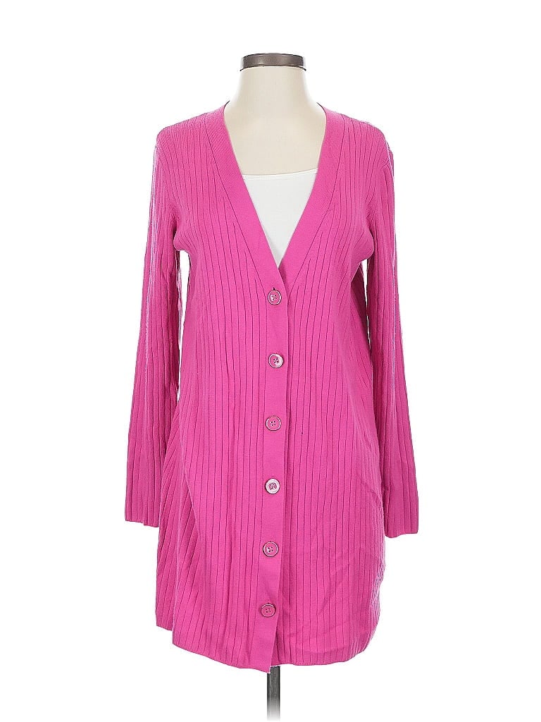 Pre-owned Talbots Cardigan Sweater In Pink